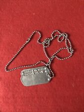 WW2 US ARMY DOG TAG PLAQUE IDENTITE US ARMY  T41 T43