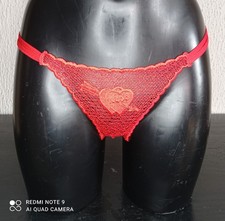 Lingerie femme String rouge en