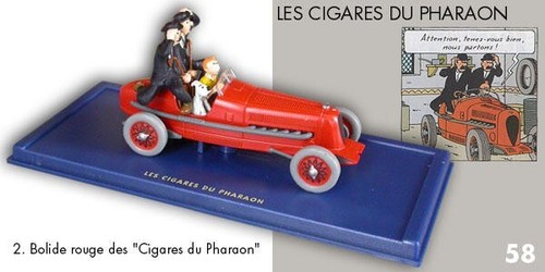 Voiture tintin numero - tintin,