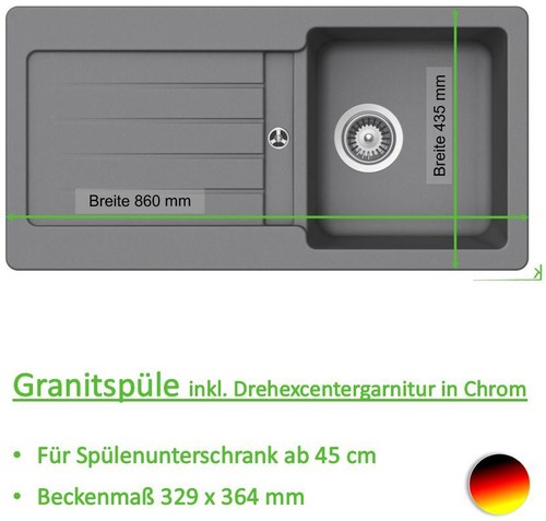 évier granit de - en,