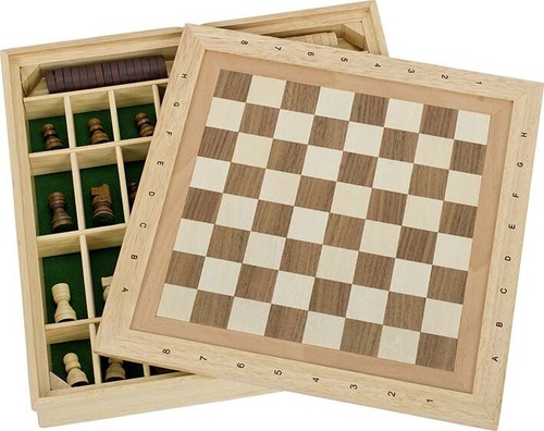 Jeux bois echecs - jeux,