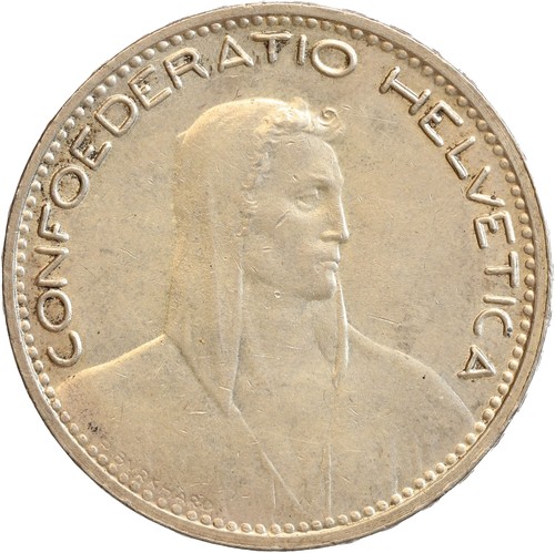 Francs berger suisse argent - 5,