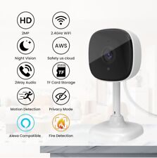 Security Camera/Baby Monitor Motion Detect 2 Way Audio Pairs With Phone WiFi