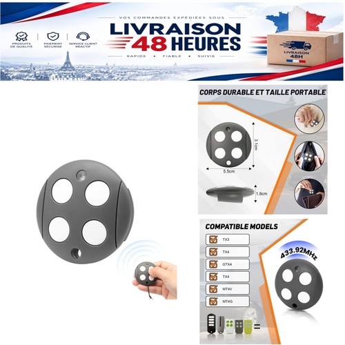 Télécommande portail mhouse - télécommande,