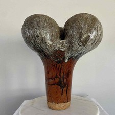 HABITAT Aquarium Terrarium Vivarium Sculpture LARGE Signed 14” POD Weird Strange