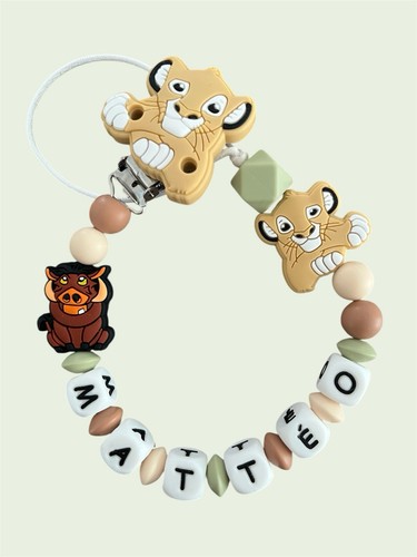 Attache tétine simba pumba - tétine,