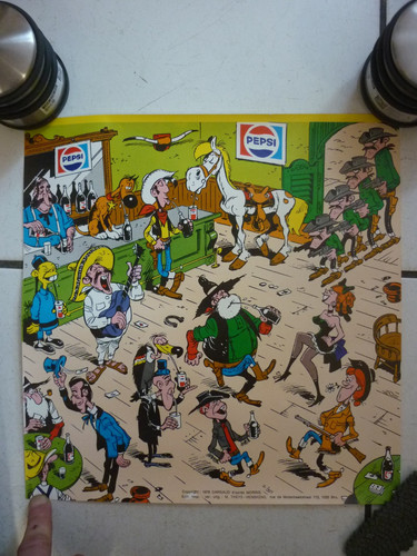 Morris rare affiche lucky - ,