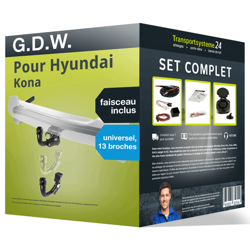 Attelage pour hyundai kona - attelage,