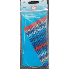 Aiguilles à tricoter circulaires Ø 1,5 mm 60 cm Prym