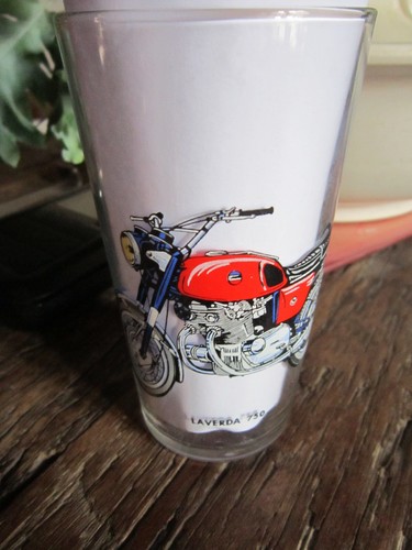 Ancien verre vintage moutarde - ancien,