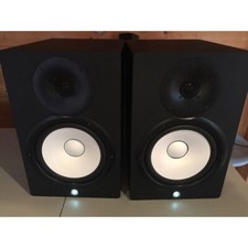 Yamaha HS8 BLACK Powered Studio Monitors PAIR HS-8 BLK Open Box Deal