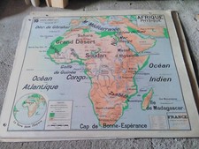 Carte murale scolaire Vidal