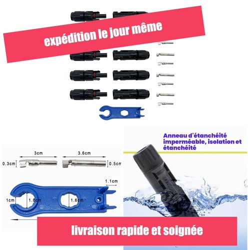 Connecteurs solaires câble