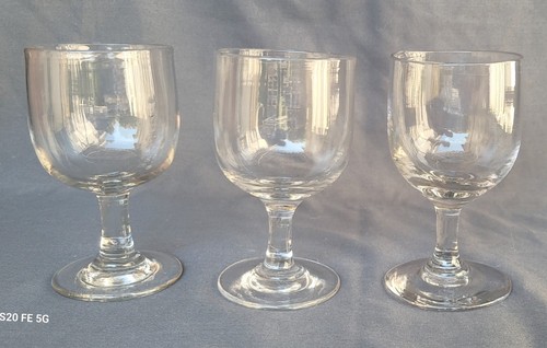 Lot verres vin anciens - verres, à