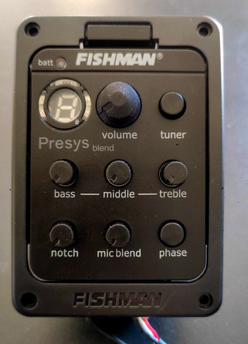 Pré ampli fishman presys - fishman,