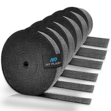 Granulat en Caoutchouc Rouleaux Rayures Terrasse Tampons Réglage Plots