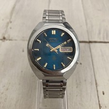 Seiko Advan Automatic Blue Dial Watch 37mm Vintage Japan Rare Working
