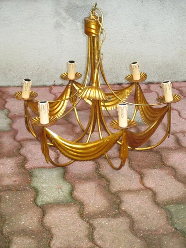 Ancien lustre maison baguée - ancien,