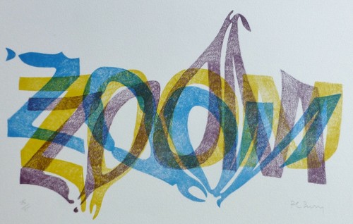 Pol bury zoom main signée - ",