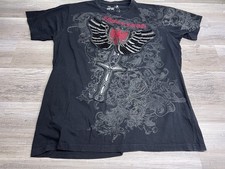 Vintage Y2K Delf Imperious Shirt Affliction Style Jesse Pinkman Goth Skater 2XL