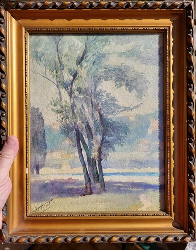 Tableau paysage ecole de - tableau,
