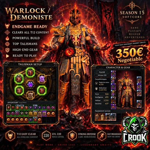 Diablo season account - 4,