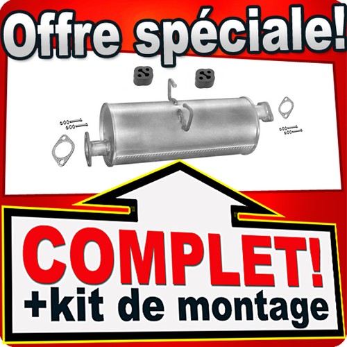 Silencieux intermédiaire pour - silencieux,