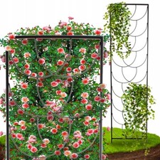 Jardin Terrasse Pergola Support de Rose Set Métal Stable Grille Fleurie - 200...