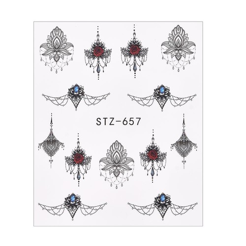Stickers pour ongles water - pour,
