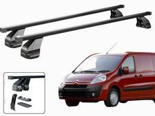 Barres Toit Pour Citroen Jumpy (MK2) 2007-2016 Noir MENABO