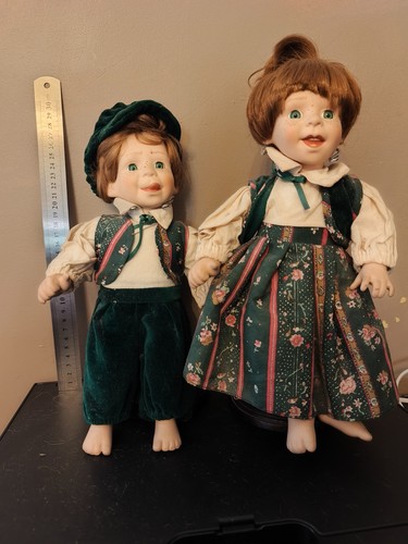 Couple poupées collection - poupées,