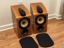 (2) B&W 705 Loud Speakers 705 - Natural Cherry Wood Color
