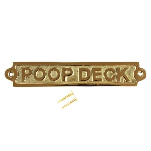 Polished solid brass - brass, deck