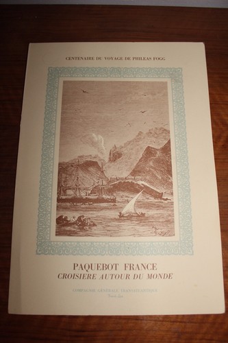 Menu paquebot france - france, 1