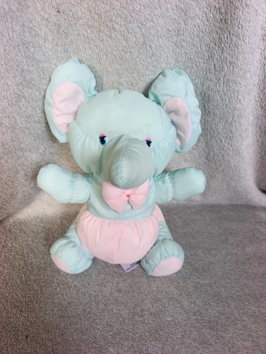 Peluche éléphant vintage