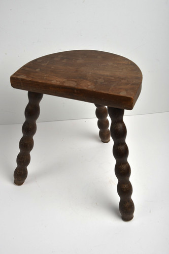 Tabouret tripode vintage pieds - tabouret,