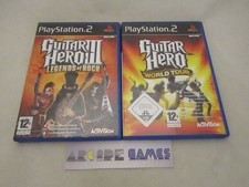 LOT 2 JEUX PS2 GUITAR HERO III
