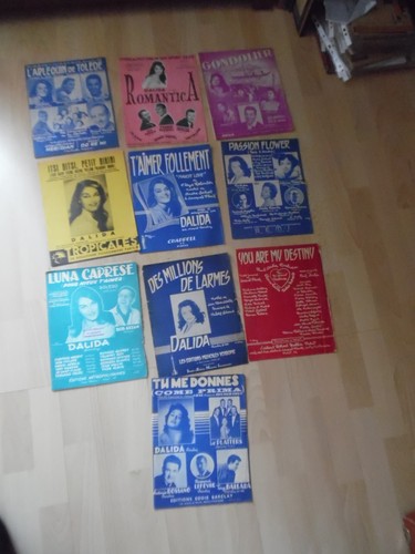 Lot partitions chansons - lot,