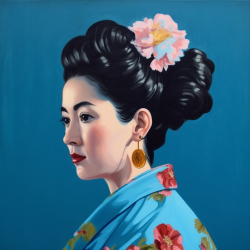 Série geisha 50x50 - série,