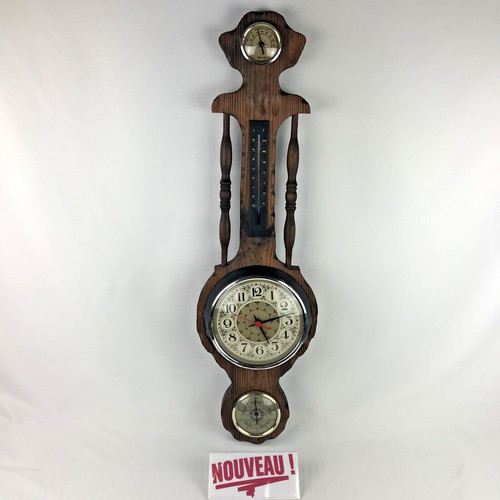 Grande horloge baromètre - ➜grande,
