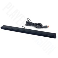 Black Nintendo Wii Sensor Bar Wired Official RVL-014 For Wii And Wii U OEM