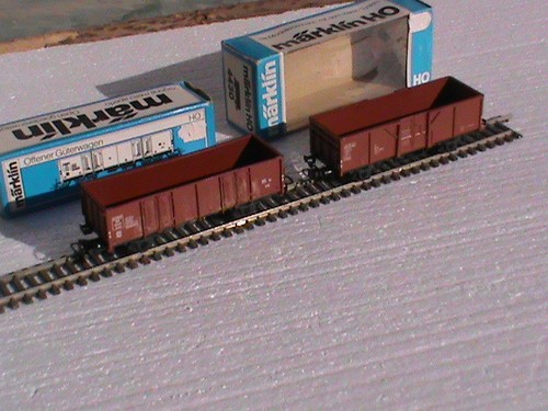 Lot 2wagons tombereaux - 2wagons,