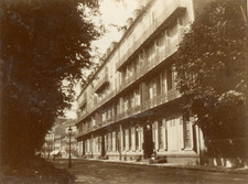 France, Vichy, residential street, circa 1900, vintage citrate print vintage citrate