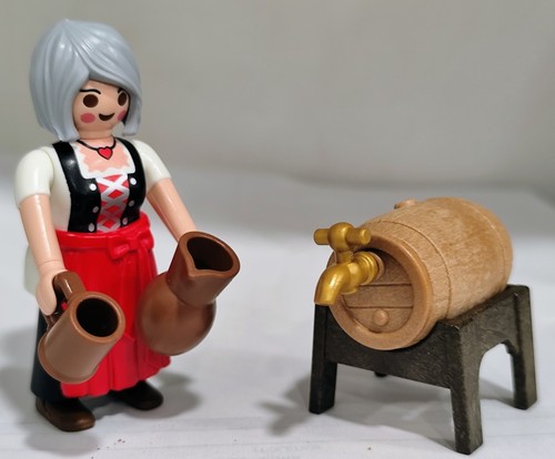 Playmobil villageois serveuse - villageois,,
