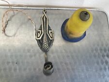 ANCIENNE APPLIQUE ART DECO TULIPE PATE DE VERRE SIGNEE NOVEROY 1920 ECLAIRAGE