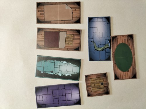 Lot tuiles recto verso - (7),