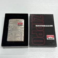 Briquet Zippo Marlboro Compass inutilisé cadeau de collection