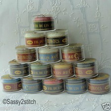 French Waxed Linen Thread Capsules-Fil Au Chinois