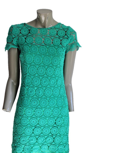 Robe chic crochet doublée - robe,