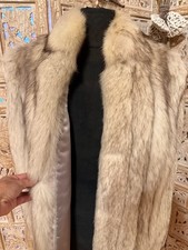 Sublime manteau de fourrure en renard argenté